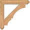 Ekena Millwork Balboa Arts and Crafts Smooth Bracket w/ Offset Brace, Western Red Cedar, 7 1/2"W x 42"D x 42"H BKT0806X42X42BOA03SWR - alternate 2